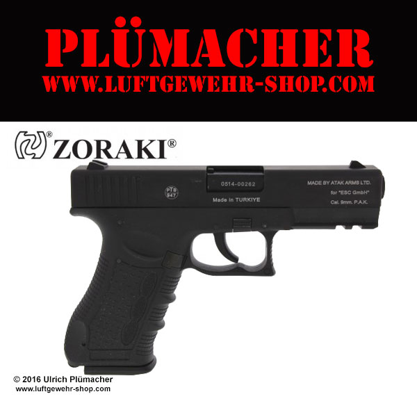 Zoraki 906 Titan Schreckschuss Pistole im Kal. 9mm P.A.K. . Luftgewehr-Shop  - Luftgewehre, Schreckschusswaffen, CO2 Waffen, Luftpistolen kaufen
