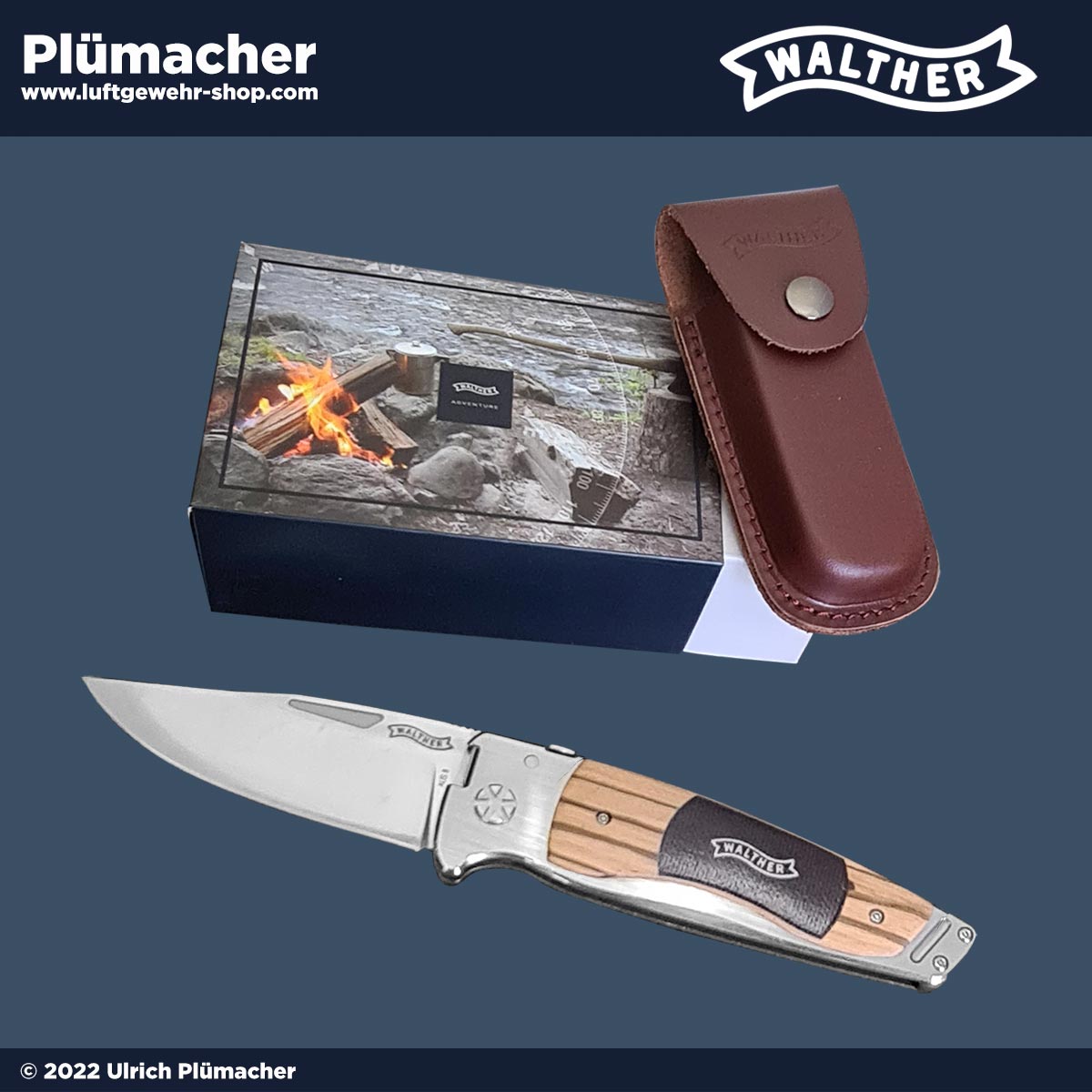 Walther Messer Hunter Knife Set 2 - Messer - Messer - Ausrüstung