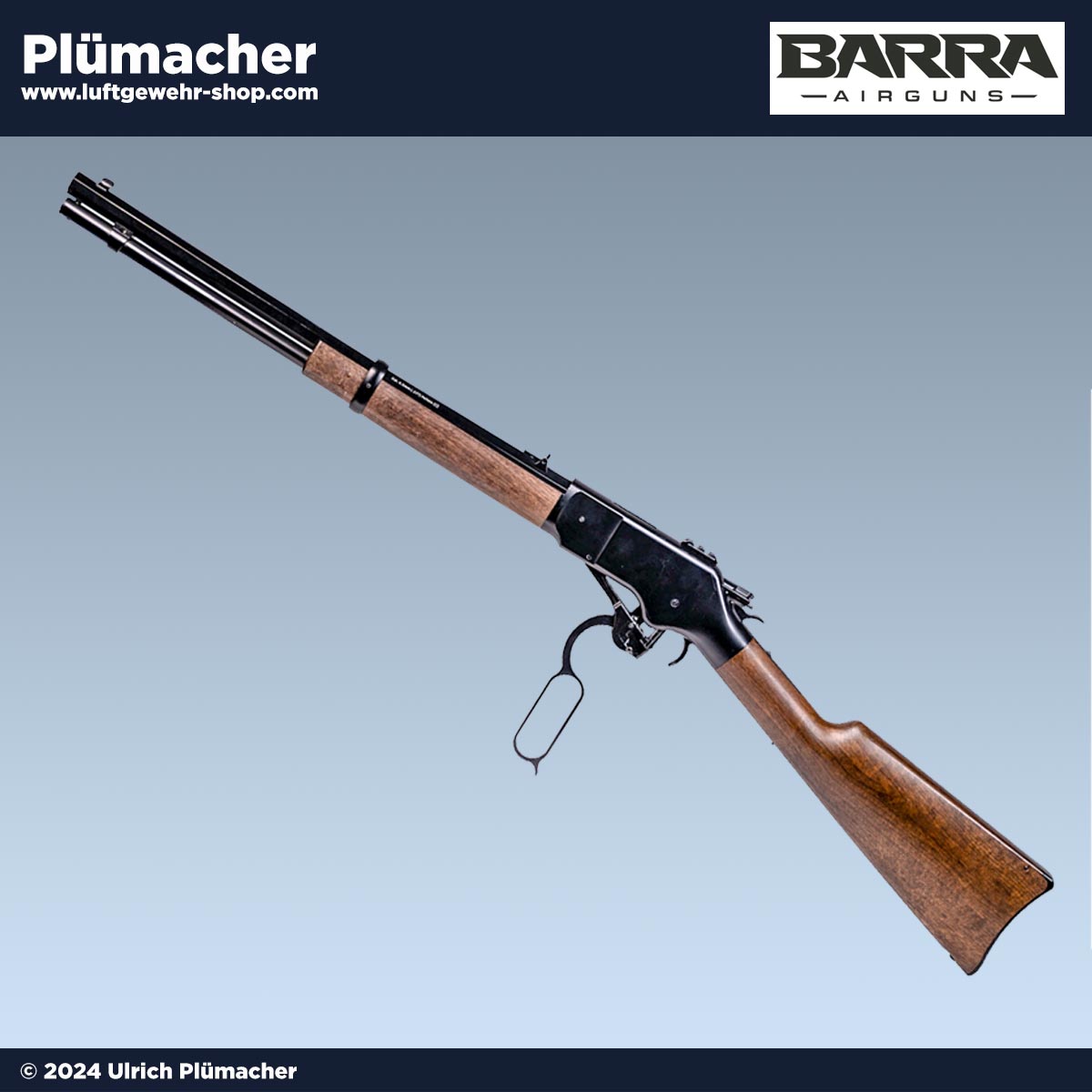 Barra 1866 Westerngewehr mit CO2 Antrieb und Unterspannhebel