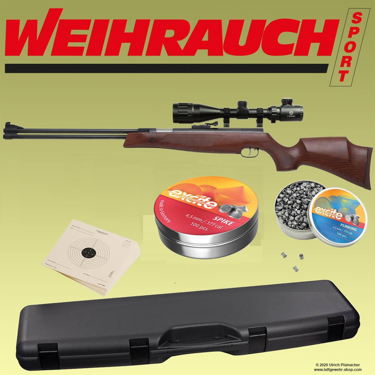 Weihrauch HW 77 Luftgewehr Set