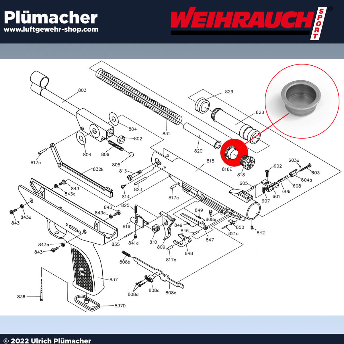 Weihrauch HW70 Sicherheitskappe