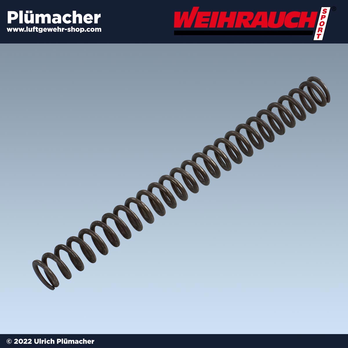 Kolbenfeder Weihrauch HW 25 und HW 45 - die Druckfeder für den Kolben Ihrer Weihrauch Luftpistole und des Luftgewehrs