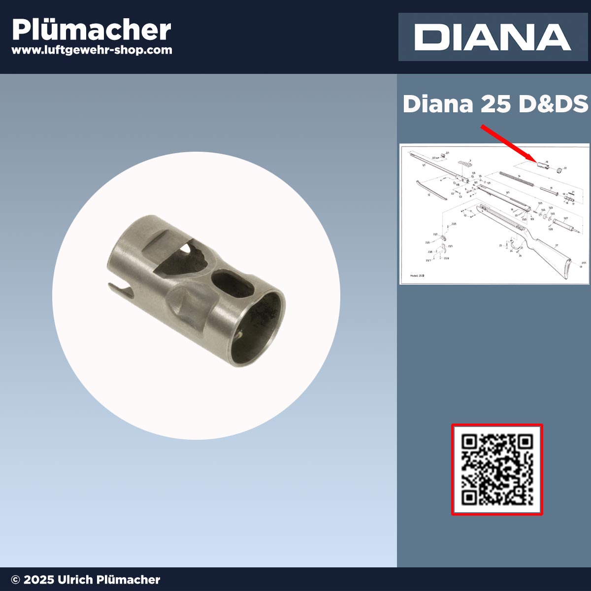 Schloßstück Diana 25 D & DS Luftgewehr