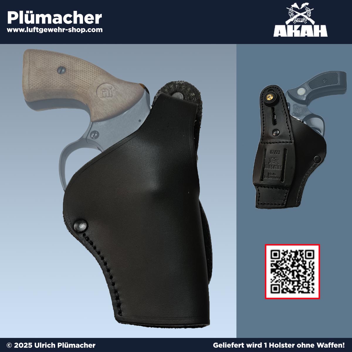 Revolverholster Escort für kleine Revolver von Röhm, Weihrauch und Smith & Wesson