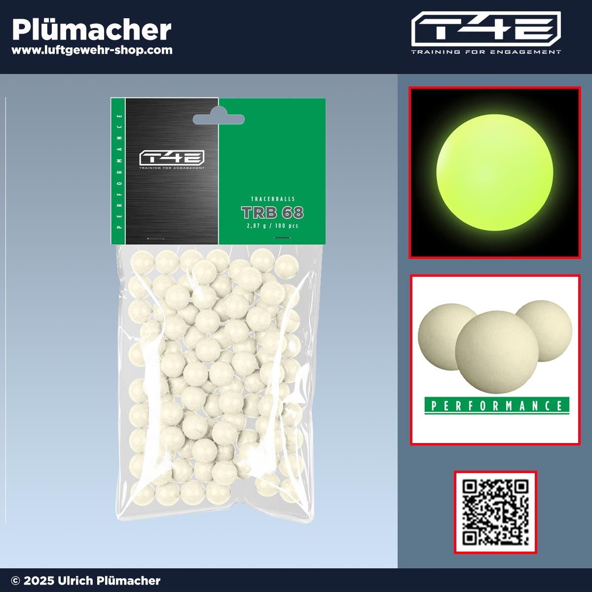 Tracerballs aus nachleuchtendem Gummi - Selbstleuchtende Rundkugeln aus nachleuchtendem Gummi